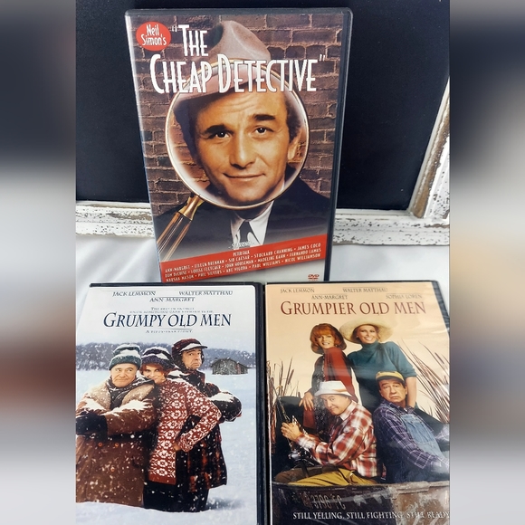 🎄 DVD Set of 3, Grumpy Old Men 1&2 and The Cheap Detective, Comedy - Picture 5 of 7